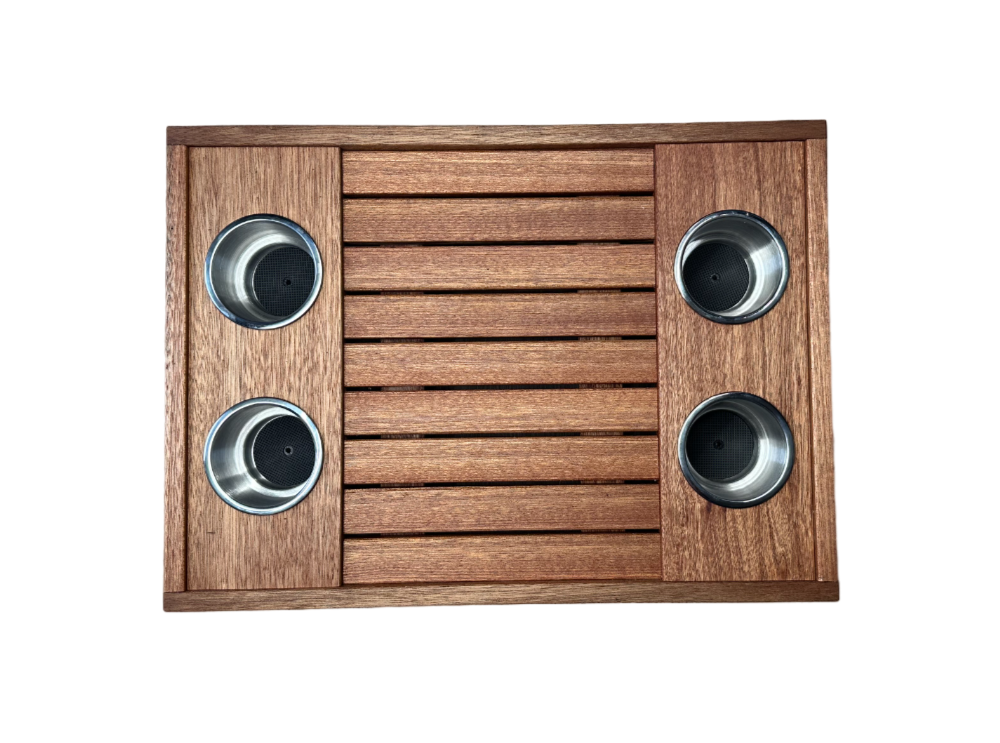 fishing rod holder table