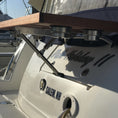 Mahogany Transom Boat Table with Teak Oil Finish – The Transom Table